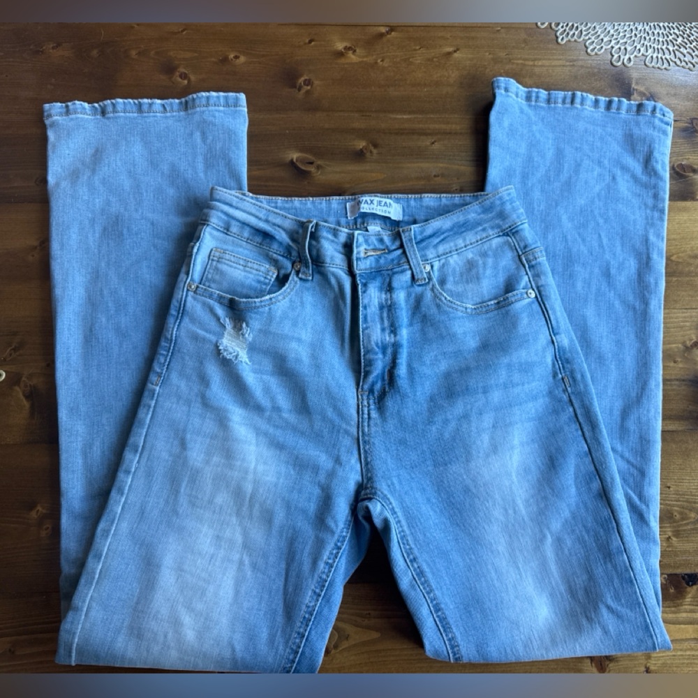 Wax Jeans Light Blue Distressed Jeans